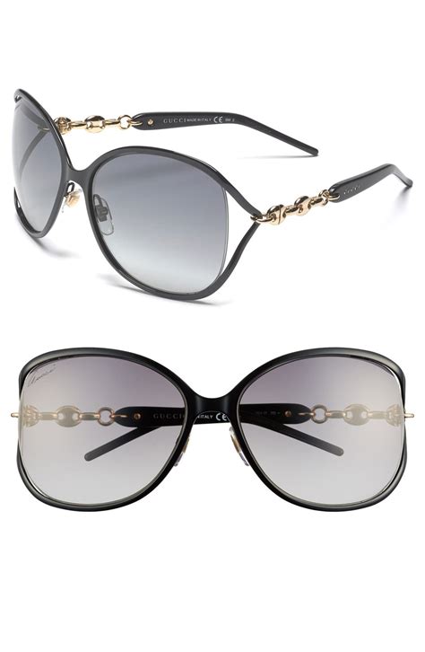 gucci sunglasses with butterfly|Gucci 60mm butterfly sunglasses.